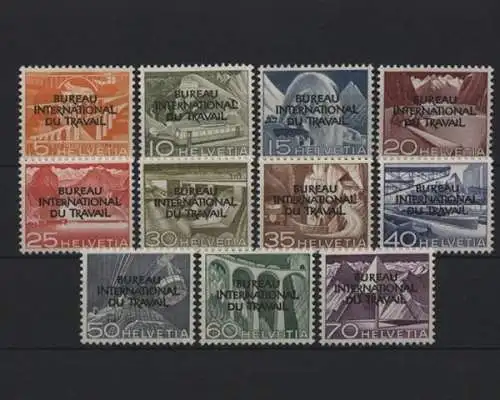 Schweiz BIT/ILO, MiNr. 83-93, postfrisch - 692024