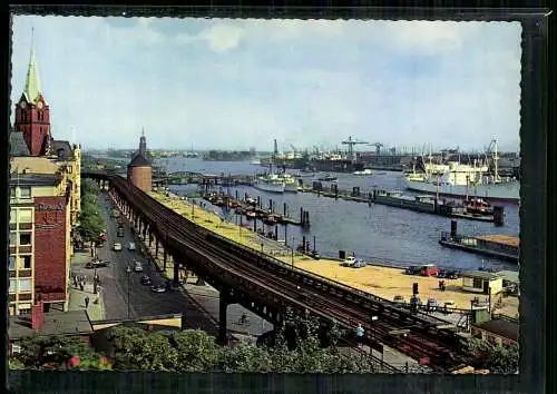 Hamburg, Hafen mit Überseebrücke - 413189