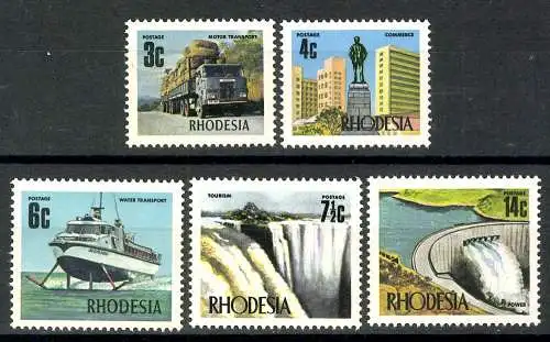 Simbabwe-Rhodesien, MiNr. 126-130, postfrisch - 691812