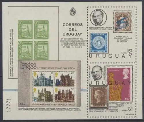 Uruguay, MiNr. Block 45, postfrisch - 691590