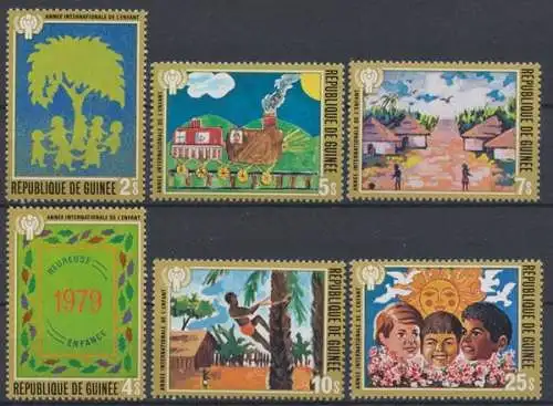 Guinea, Michel Nr. 865-870 A, postfrisch/MNH - 606225