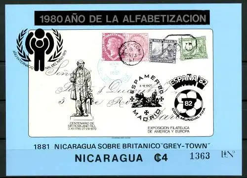 Nicaragua, MiNr. Block 122, postfrisch - 691412