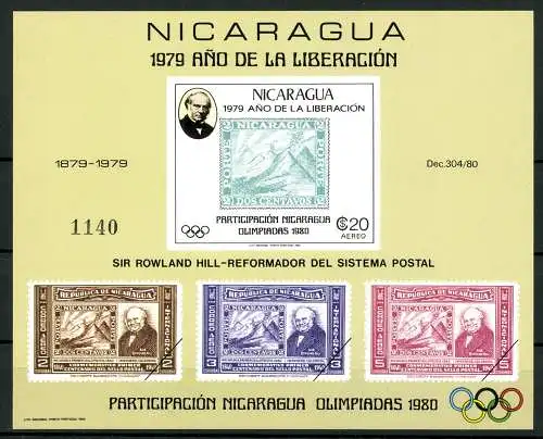 Nicaragua, MiNr. Block 112, postfrisch - 691411