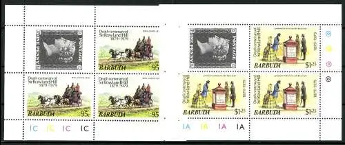 Antigua u. Barbuda, MiNr. 439-442 Kleinbögen, postfrisch - 691404