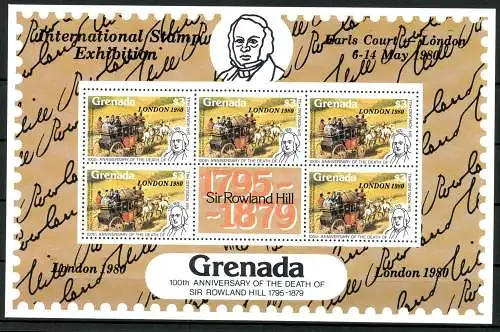 Grenada, MiNr. 1036-1039 Kleinbögen, postfrisch - 691523