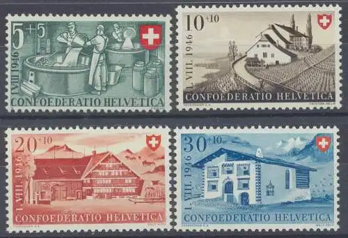 Schweiz, MiNr. 471-474, postfrisch - 607862