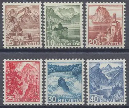 Schweiz, MiNr. 500-505, postfrisch - 607886