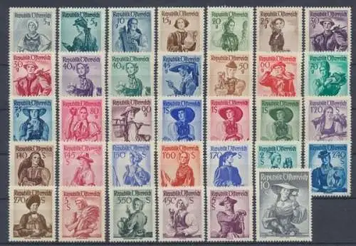 Österreich, MiNr. 893-926, postfrisch - 692390