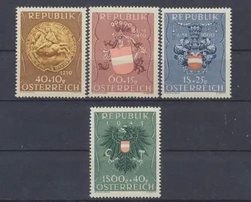 Österreich, MiNr. 937-940, postfrisch - 692394