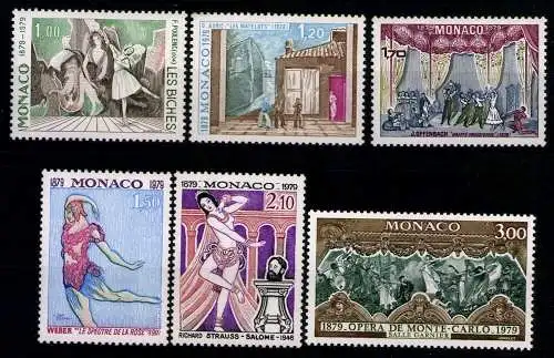 Monaco, MiNr. 1384-1389, postfrisch - 608837