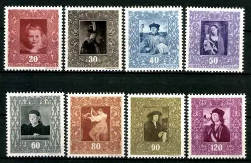 Liechtenstein, MiNr. 269-276, postfrisch - 608496