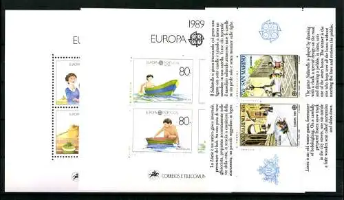 Europa Union (CEPT), Jahrgang 1989, 35 Länder, postfrisch/MNH - 608111