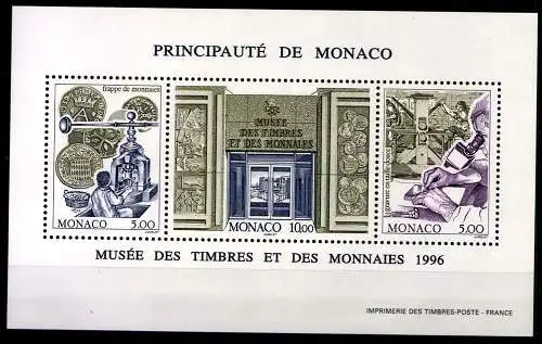 Monaco, MiNr. Block 70, postfrisch - 609164