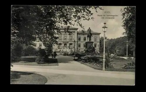 Kiel, Schlossgarten mit Universität - 413690