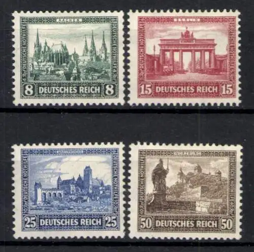 Deutsches Reich, MiNr. 450-453, Falz - 612493