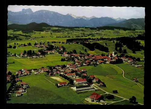 Seeg - Allgäu, Gesamtansicht mit Aggenstein - 413840