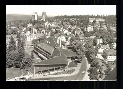 Oberhof/Thü., Blick vom FDGB Erholungsheim "Rennsteig" auf den Ort - 415472