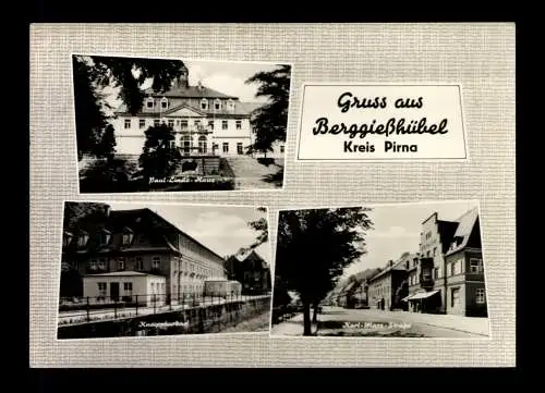 Berggießhübel, Krs. Sächs. Schweiz, 3 Bilderkarte - 414633