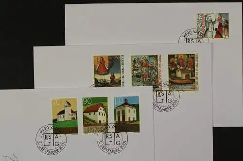 Liechtenstein, Partie aus 2001, FDC - 613934