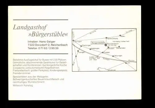 Donzdorf - Reichenbach, Landgasthof Bürgerstüble - 414307