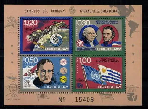 Uruguay, MiNr. Block 26, postfrisch - 612108