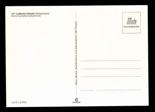 Elzach/Schwarzwald, neurologisches Sanatorium - 414664