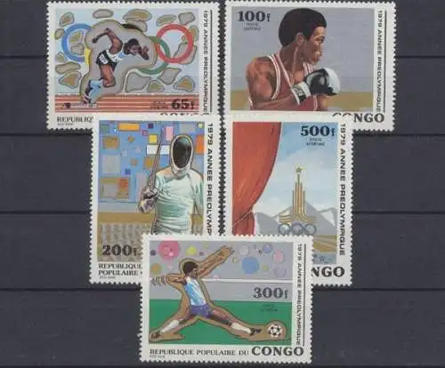 Kongo (Brazzaville), MiNr. 707-711, postfrisch - 692864