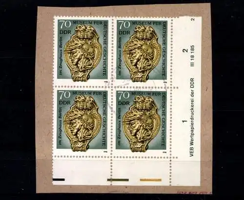 DDR, MiNr. 3319 Druckvermerk Reihe 1-2, Briefstück - 611258