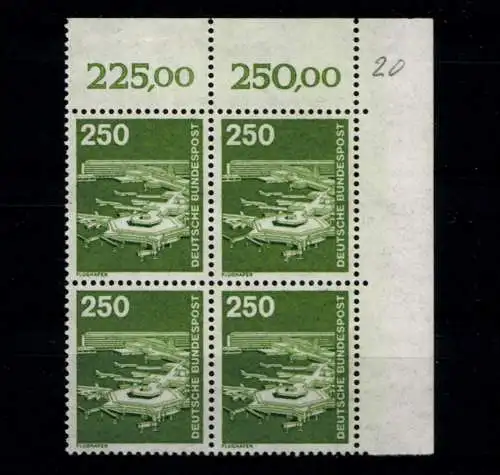 Deutschland (BRD), MiNr. 1137, VB, Ecke rechts oben, postfrisch - 611612