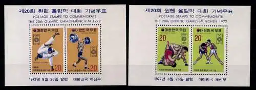 Korea-Süd, Olympiade, MiNr. Block 354 + 355, postfrisch - 611937