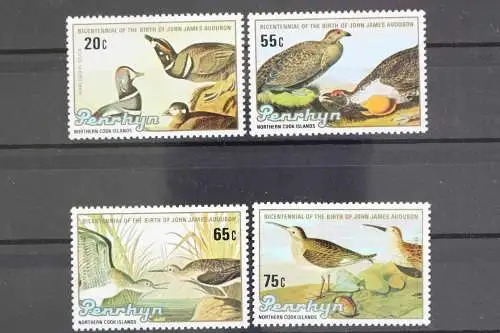 Penrhyn, Vögel, MiNr. 414-417, postfrisch - 615850