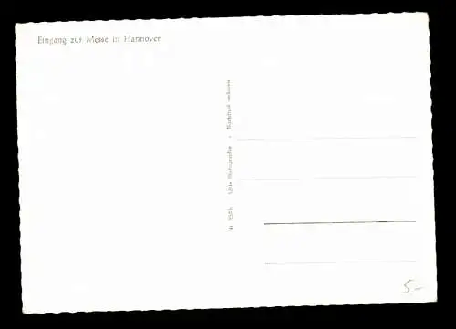 Hannover, Eingang zur Messe - 415092