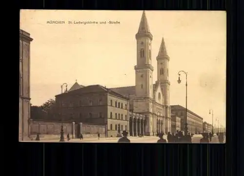 München, St. Ludwigskirche und -Straße - 415588