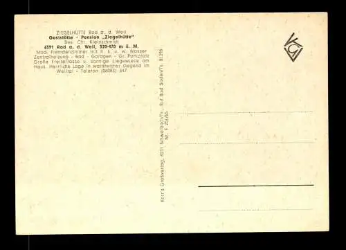 Rod a. d. Weil/Ts., Gaststätte "Ziegelhütte" - 415143