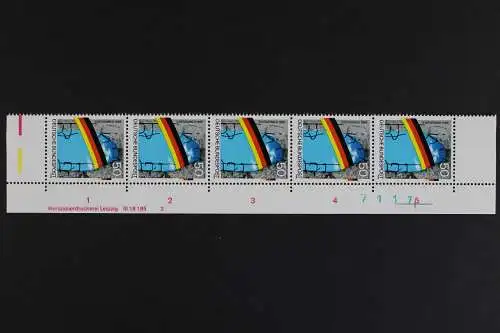 Deutschland (BRD), MiNr. 1481 I, DV 2, 5er Streifen, postfrisch - 619628