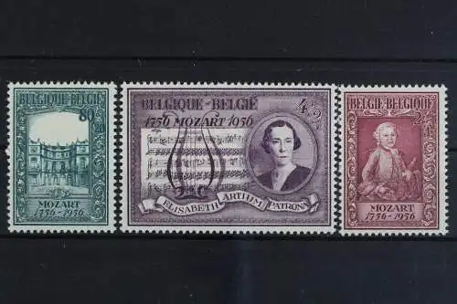 Belgien, MiNr. 1036-1038, postfrisch - 617603