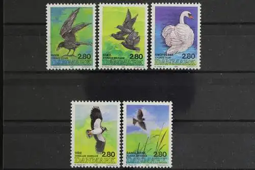 Dänemark, Vögel, MiNr. 872-876 Fünferstreifen, postfrisch - 615970