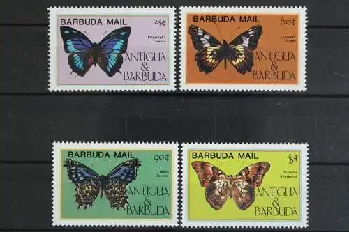 Antigua & Barbuda - Barbuda, Schmetterlinge, MiNr. 806-809, postfrisch - 616431