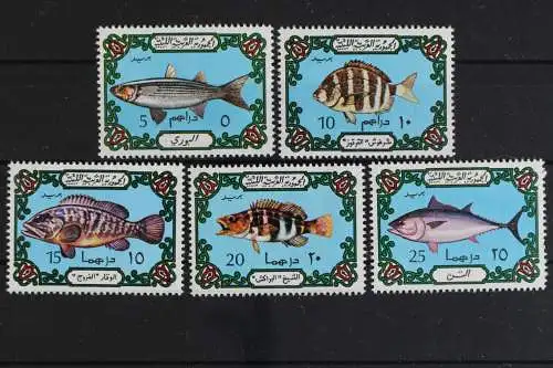 Libyen, Fische / Meerestiere, MiNr. 442-446 a, postfrisch - 617338