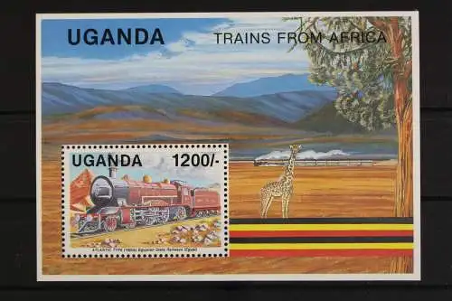 Uganda, Eisenbahn, MiNr. Block 132, postfrisch - 617136