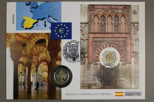 Spanien, 2 Euro UNESCO Moschee-Kathedrale v. Córdoba, 2010, Numisbrief - 800951