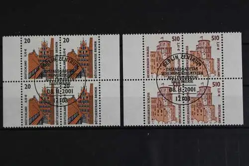 Deutschland (BRD), MiNr. 2224-2225, Viererblöcke, ESST - 620582