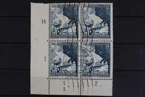 Deutsches Reich, MiNr. 676, VB, Ecke links unten, FN 1, gestempelt - 616579