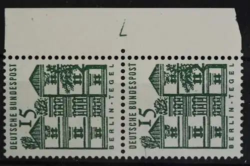 Deutschland (BRD), MiNr. 455, senkr. Paar, re. Rand, DZ 7, postfrisch - 622876