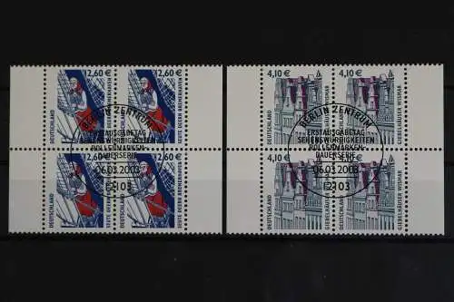 Deutschland (BRD), MiNr. 2322-2323, Viererblöcke, ESST - 620576