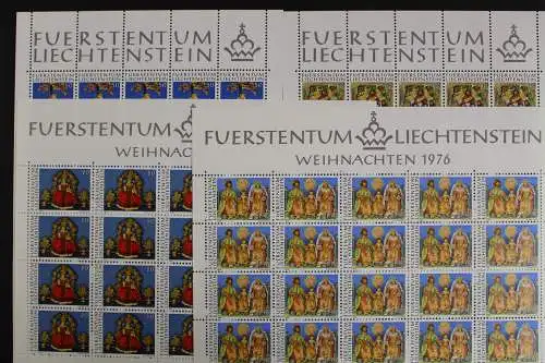 Liechtenstein, MiNr. 662-665, komplette Bögen, postfrisch - 620659