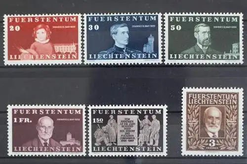 Liechtenstein, MiNr. 186-191, postfrisch - 617906