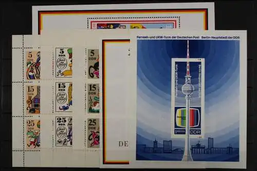 DDR, MiNr. 1084-1533, Jahrgänge 1965-1969, postfrisch - 619686