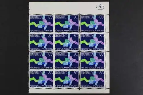 Liechtenstein, MiNr. 729, 12er Bogenteil, postfrisch - 620665