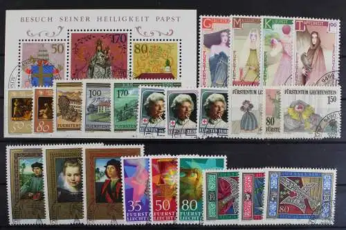 Liechtenstein, MiNr. 866-892, Jahrgang 1985, gestempelt - 621294